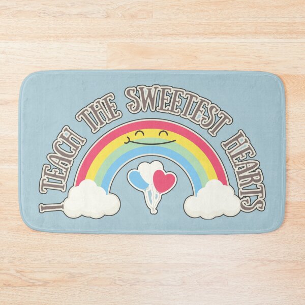 Item preview, I Teach The Sweetest Hearts Cute Pastel Rainbow Design, Perfect For Teachers designed and sold by TrulyEpoque.