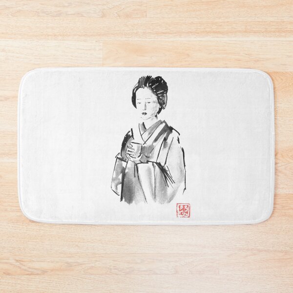 Item preview, geisha drinking designed and sold by pechane.