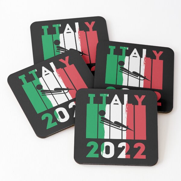 Item preview, Italy Team Luge -  Luge Winter Sport designed and sold by AMINE  ★★★★★.