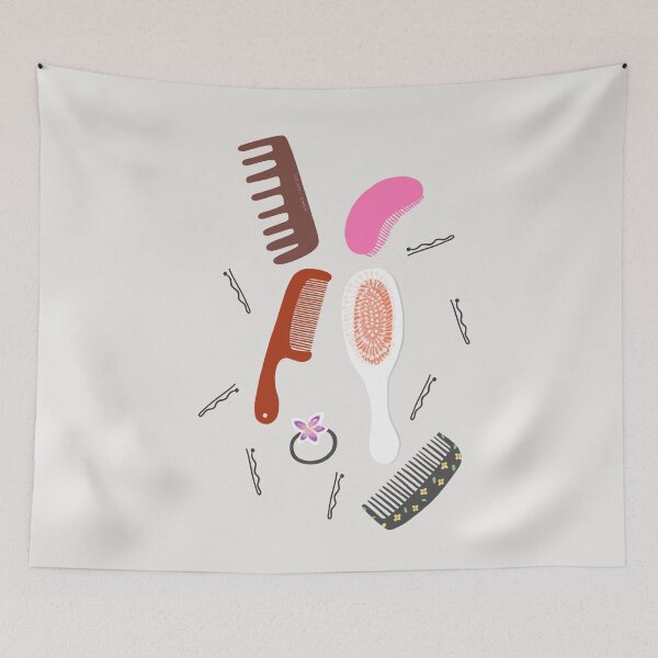 Item preview, COLECCIÓN MARI'S HAIR BRUSH designed and sold by uzualsunday.