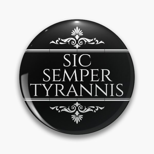Item preview, Sic Semper Tyrannis Thus Always To Tyrants Stacked White - Latin Phrases designed and sold by ElementJourney.
