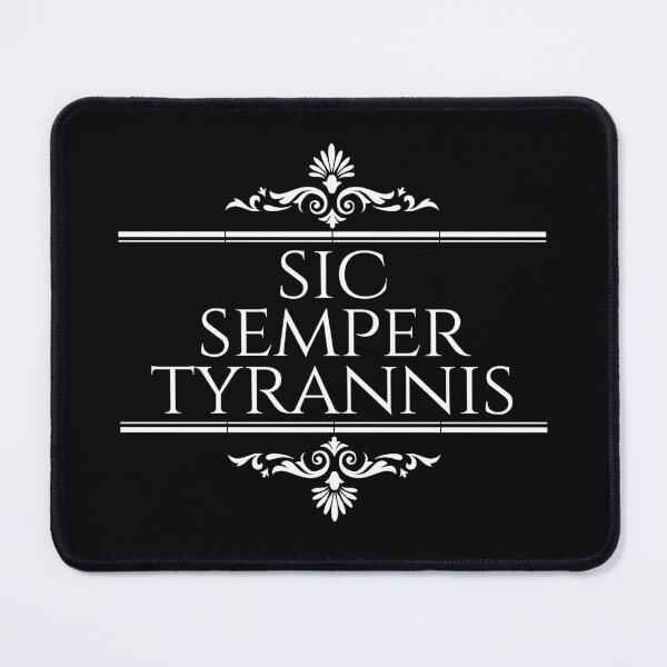 Item preview, Sic Semper Tyrannis Thus Always To Tyrants Stacked White - Latin Phrases designed and sold by ElementJourney.