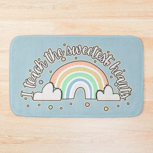Item preview, I Teach The Sweetest Hearts Cute Pastel Rainbow Design, Perfect For Teachers designed and sold by TrulyEpoque.