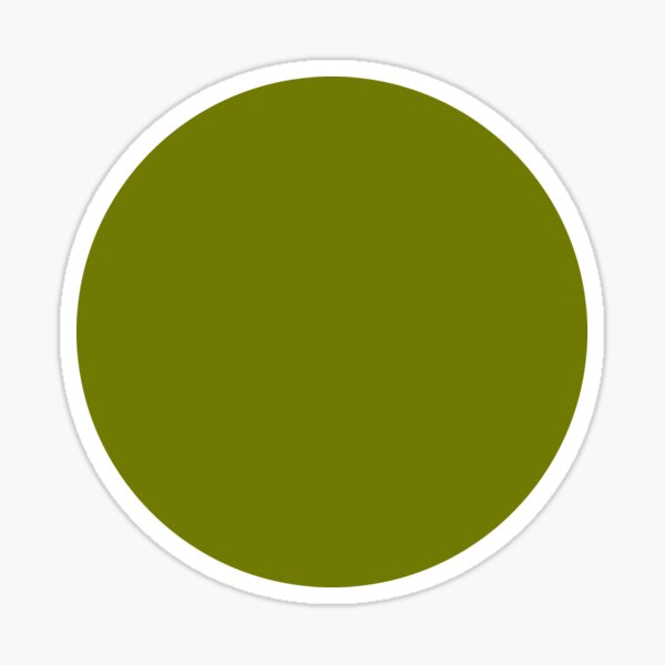 Item preview, olive green circle designed and sold by somatosis.