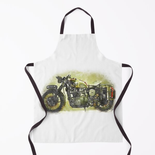 Item preview, Watercolor Retro Military Scrambler Motorcycle - original watercolor by Vart. designed and sold by vartstudio.