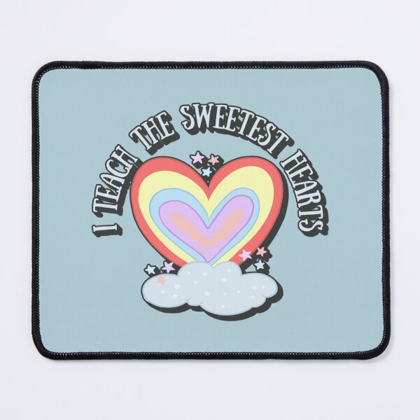 Item preview, I Teach The Sweetest Hearts Cute Pastel Rainbow Design, Perfect For Teachers designed and sold by TrulyEpoque.
