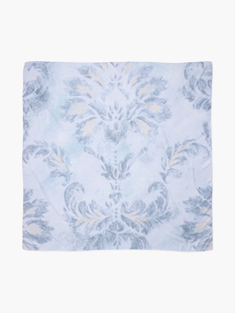 Alternate view of Blue Damask Scarf