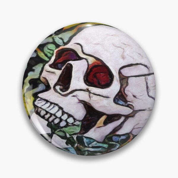 Item preview, Expressive Painting of a Skull in the Forest VRS2  designed and sold by vivendulies.