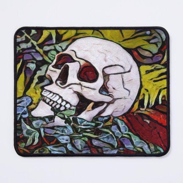 Item preview, Expressive Painting of a Skull in the Forest VRS2  designed and sold by vivendulies.