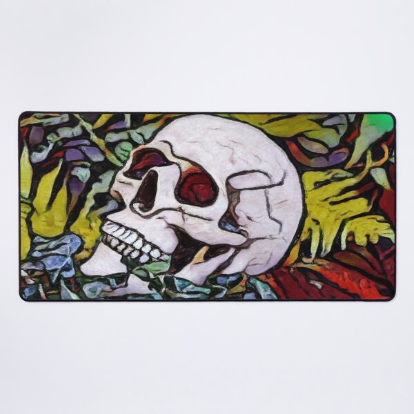 Item preview, Expressive Painting of a Skull in the Forest VRS2  designed and sold by vivendulies.