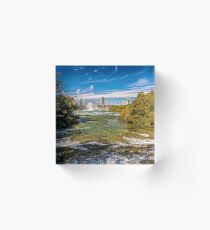 Just before the Falls Acrylic Block