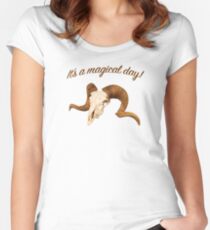 It's a magical day! Women's Fitted Scoop T-Shirt