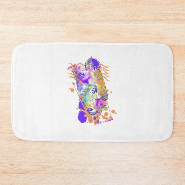 Item preview, Psychedelic Wacky Trippy Colorful abstract leaves design, nr5,  Floral  Abstract Art, Inspired by Na designed and sold by kabirphillips.