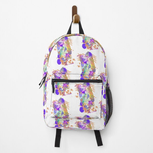 Item preview, Psychedelic Wacky Trippy Colorful abstract leaves design, nr5,  Floral  Abstract Art, Inspired by Na designed and sold by kabirphillips.