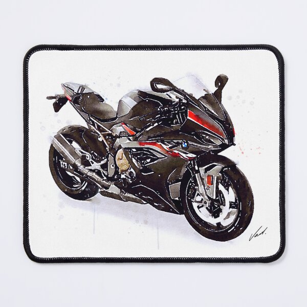 Item preview, Sport black Motorcycle - original watercolor by Vart. designed and sold by vartstudio.