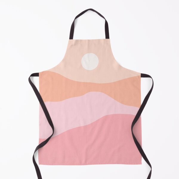 Item preview, Peach Pink Sunset Over The Mountains Boho Earthy designed and sold by trajeado14.