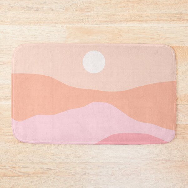 Item preview, Peach Pink Sunset Over The Mountains Boho Earthy designed and sold by trajeado14.