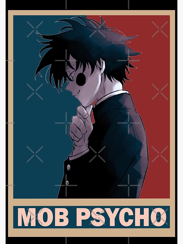 Ritsu Kageyama Mob Psycho 100 Mobu Saiko Hyaku Vintage Vector Anime Design Poster For Sale By 9603