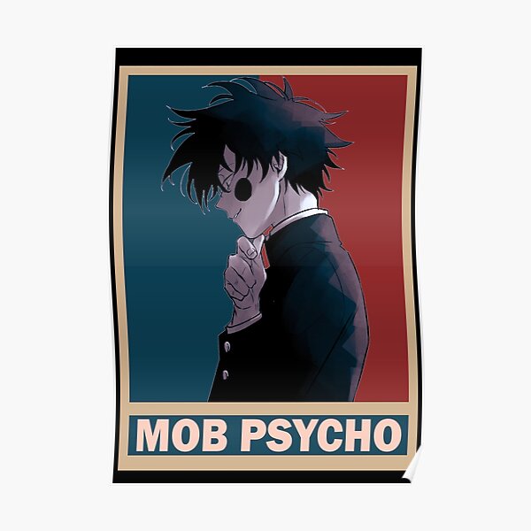 Ritsu Kageyama Mob Psycho 100 Mobu Saiko Hyaku Vintage Vector Anime Design Poster For Sale By 2934