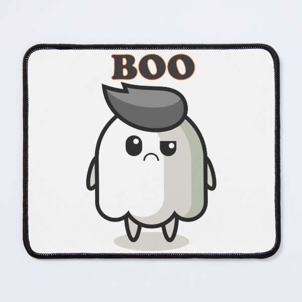 Item preview, vecteezy the mascot of the ghost with sceptical face designed and sold by Cellara91.