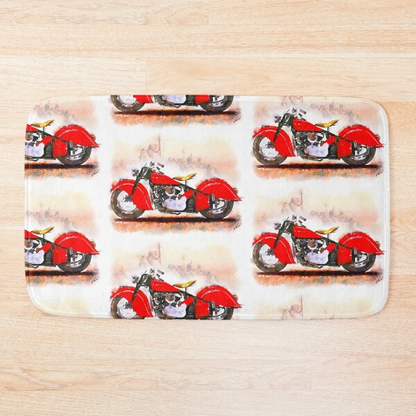 Item preview, Watercolor Classic Retro American Motorcycle - original watercolor by Vart. designed and sold by vartstudio.