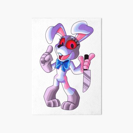 FNAF Glamrock Bonnie 5x7in Art Print 