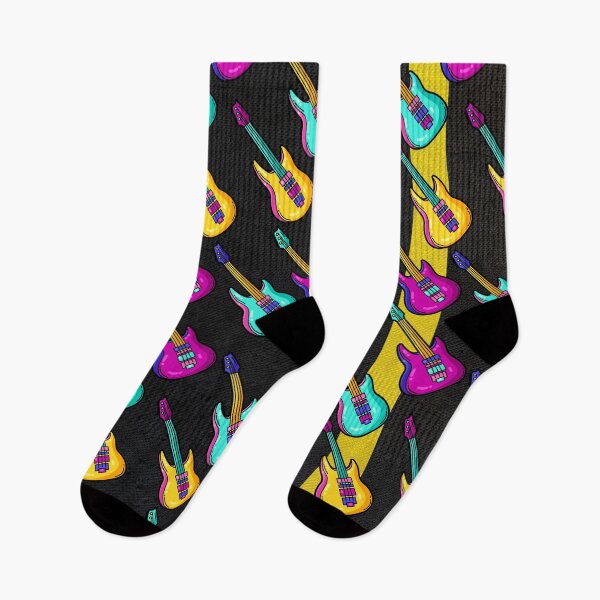 Item preview, Guitar Piano Drum Music Notes Socks, Saxophone Violin Math Casual Cool Socks designed and sold by Dr.YesOrNo.