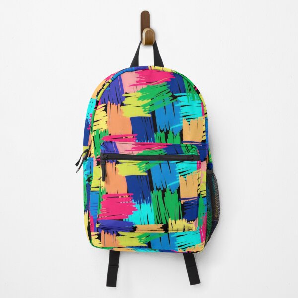 Item preview, Abstract multicolor stripes pattern designed and sold by cutecrazytshirt.