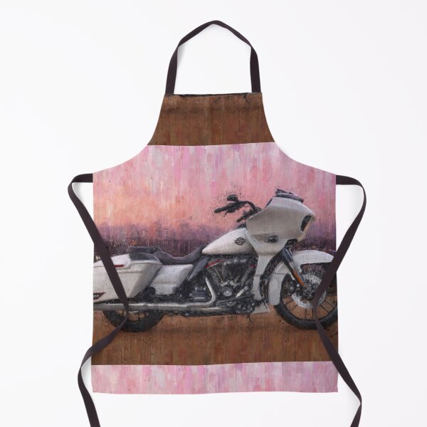 Item preview, Classic White American Cruiser Motorcycle - original artwork by Vart designed and sold by vartstudio.