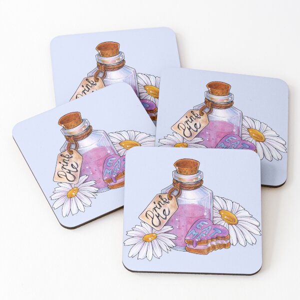 Item preview, Drink me, eat me bottle cakes in Alice style designed and sold by ZadzeneaArt.