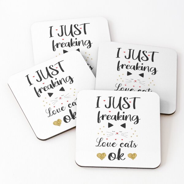 Item preview, i just freaking love cats ok ,I love cats ,gift for cats lovers designed and sold by goodprints shop.