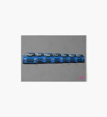Subaru WRX STi generations - Poster V2 Art Board Print