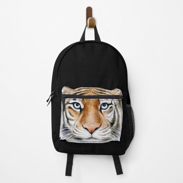 Item preview, Tiger eyes close up watercolor, stunning designed and sold by Orianah.