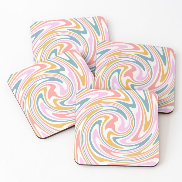 Item preview, Swirl Wavy Abstract Colorful 70s designed and sold by trajeado14.
