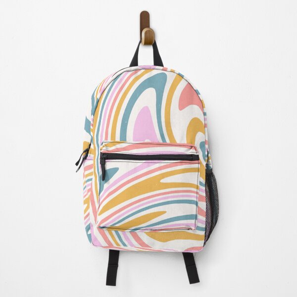 Item preview, Swirl Wavy Abstract Colorful 70s designed and sold by trajeado14.