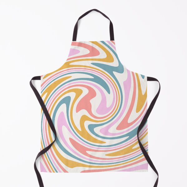 Item preview, Swirl Wavy Abstract Colorful 70s designed and sold by trajeado14.