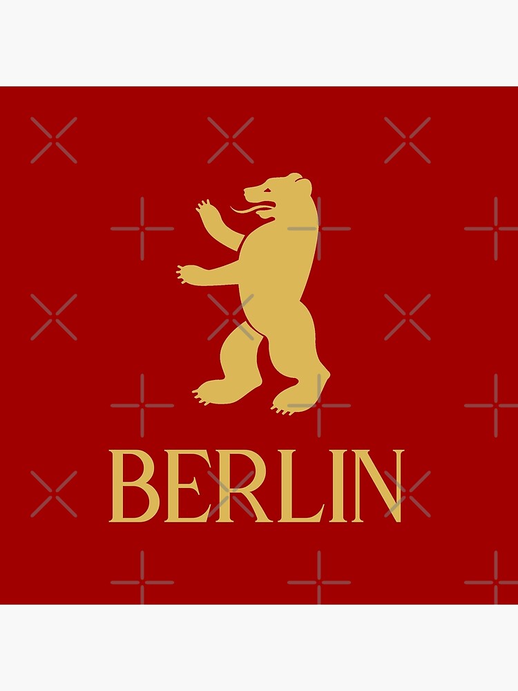 Berlin Gold Poster For Sale By Vredballer Redbubble 