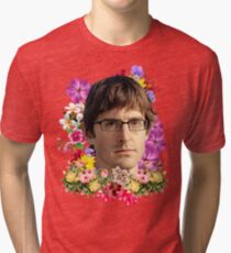 Louis Theroux Floral Tri-blend T-Shirt