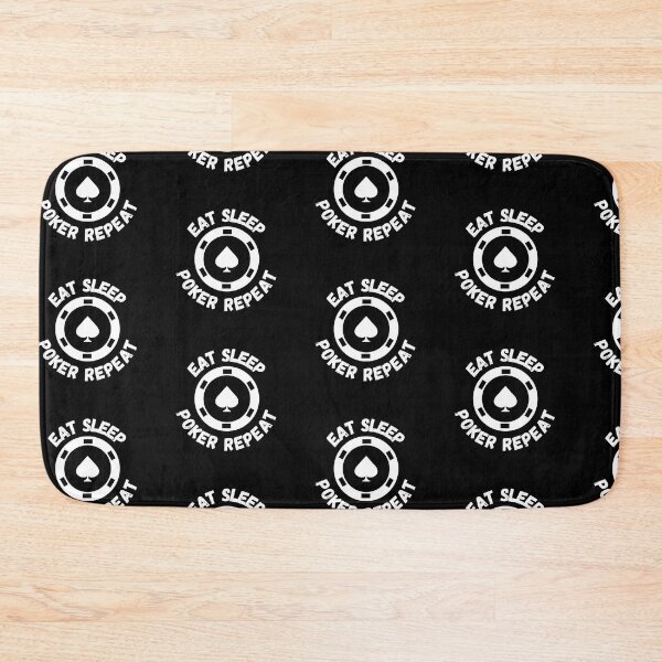 Item preview, Eat Sleep Poker Repeat - For A Fine Poker Night In Black designed and sold by LuckyKermit.