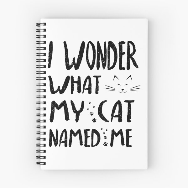 Item preview, i wonder what my cat named me ,gifts for catslovers  designed and sold by goodprints shop.