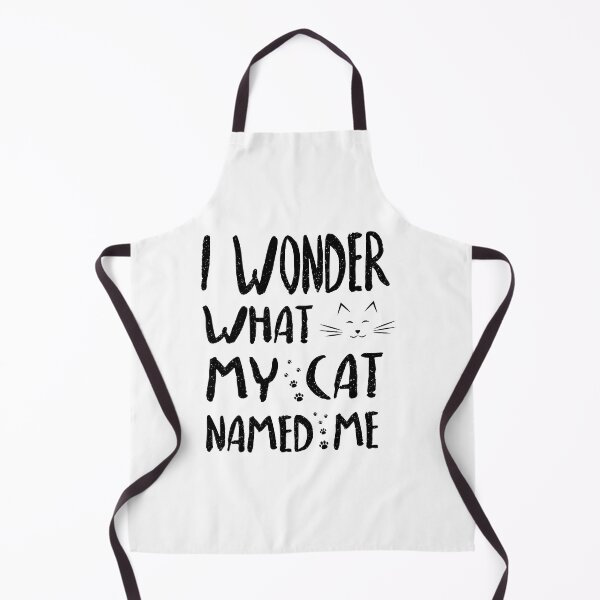 Item preview, i wonder what my cat named me ,gifts for catslovers designed and sold by goodprints shop.