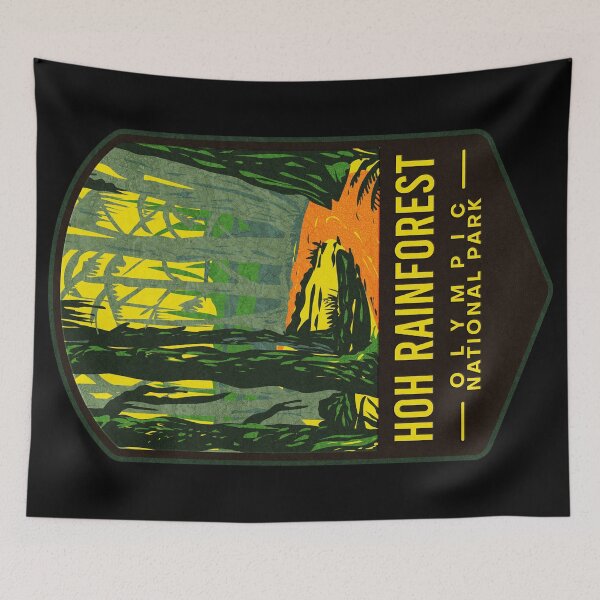Item preview, Hoh Rainforest Olympic National Park designed and sold by JordanHolmes.
