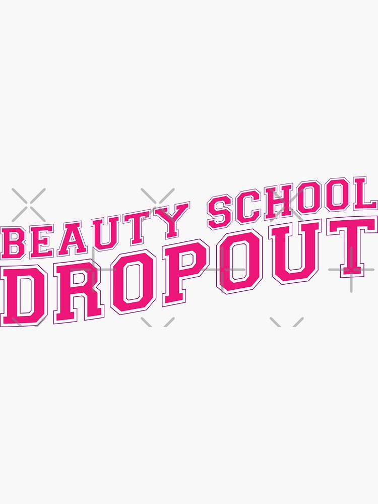 "Beauty School Dropout [Grease]" Sticker for Sale by lazarusheart