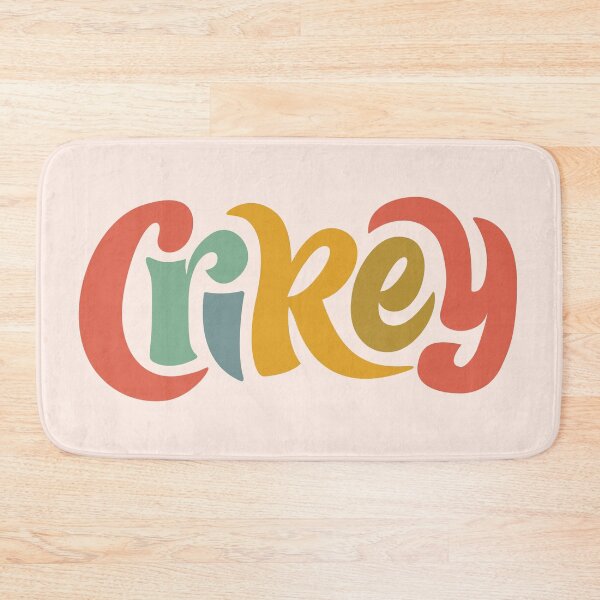 Item preview, Crikey | Colorful groovy typography designed and sold by MamSelle.