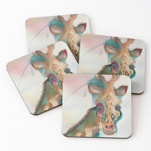 Item preview, Abstract Giraffe in Watercolour designed and sold by lilacshoes_art.