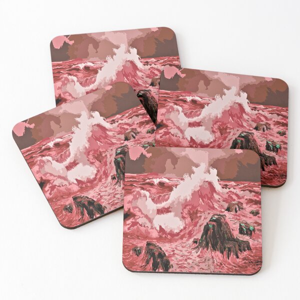 Item preview, ocean red waves designed and sold by XXgooddeedXX.