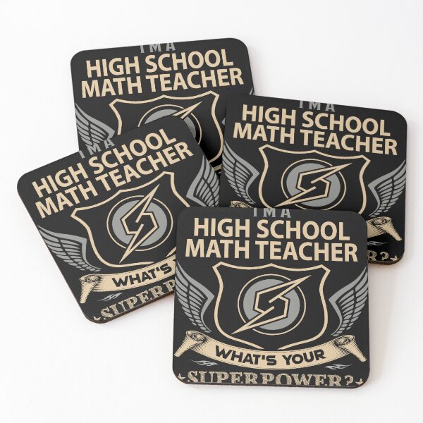Item preview, High School Math Teacher T Shirt - What Is Your Superpower Job Gift Item Tee designed and sold by leolanwugm.