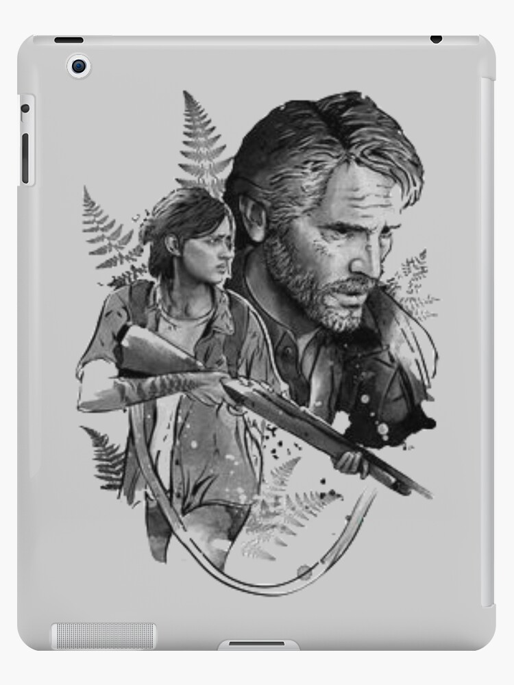 Ellie And Joel - The Last Of Us 2 Art Design | iPad Case & Skin