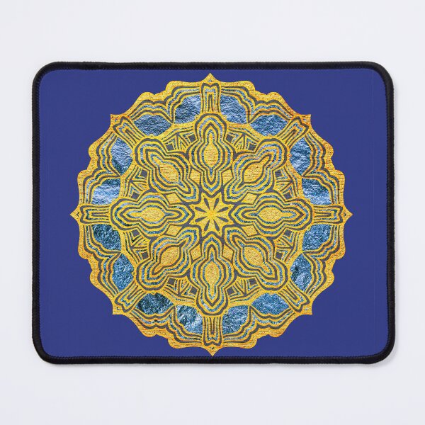 Item preview, Golden Ethnic Oriental Mandala Jewel designed and sold by Anna Lemos.