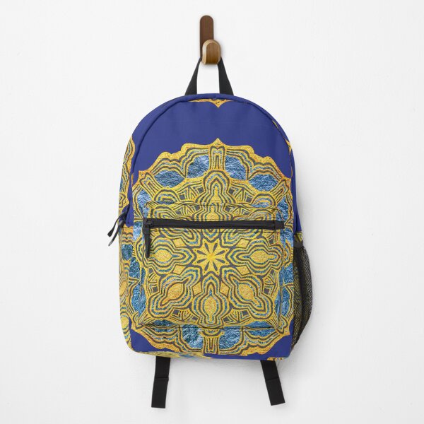 Item preview, Golden Ethnic Oriental Mandala Jewel designed and sold by Anna Lemos.